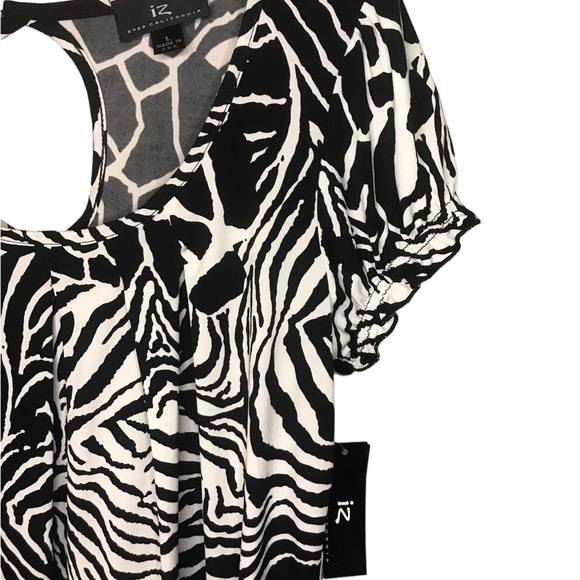 NWT IZ Byer Casual Blouse - Picture 5 of 8